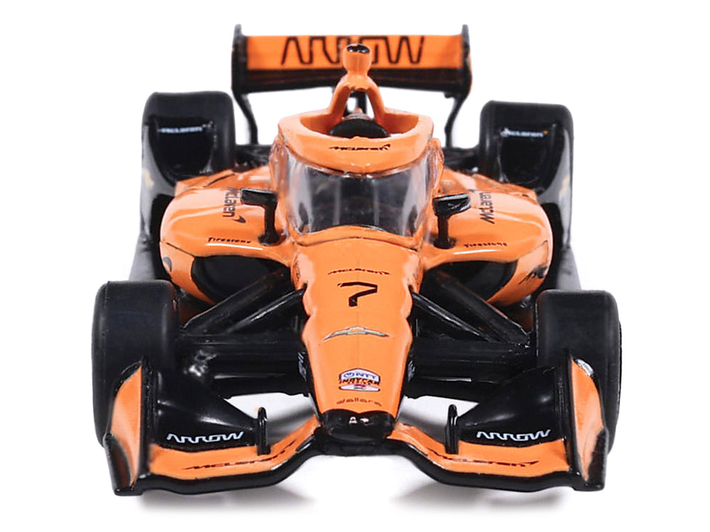 Dallara IndyCar #7 Christian Lundgaard 'McLaren' Arrow McLaren IndyCar Team (Road Course Configuration) 'NTT IndyCar Series' (2026) 1/64 Diecast Model by IXO Models