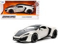 Lykan Hypersport Gray and Black 'Hyper-Spec' Series 1/24 Diecast Model Car by Jada