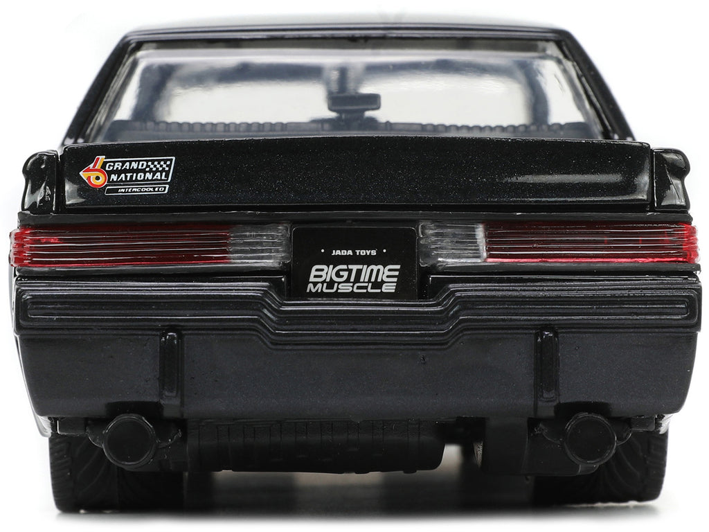 1987 Buick Grand National Black Metallic 'Blackbird' 'Bigtime Muscle' Series 1/24 Diecast Model Car by Jada