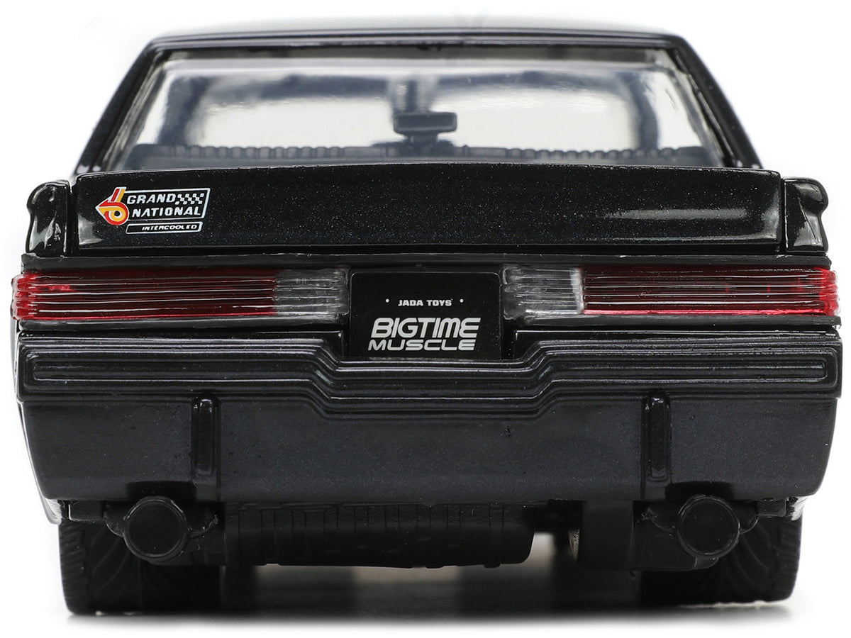1987 Buick Grand National Black Metallic 'Blackbird' 'Bigtime Muscle' Series 1/24 Diecast Model Car by Jada
