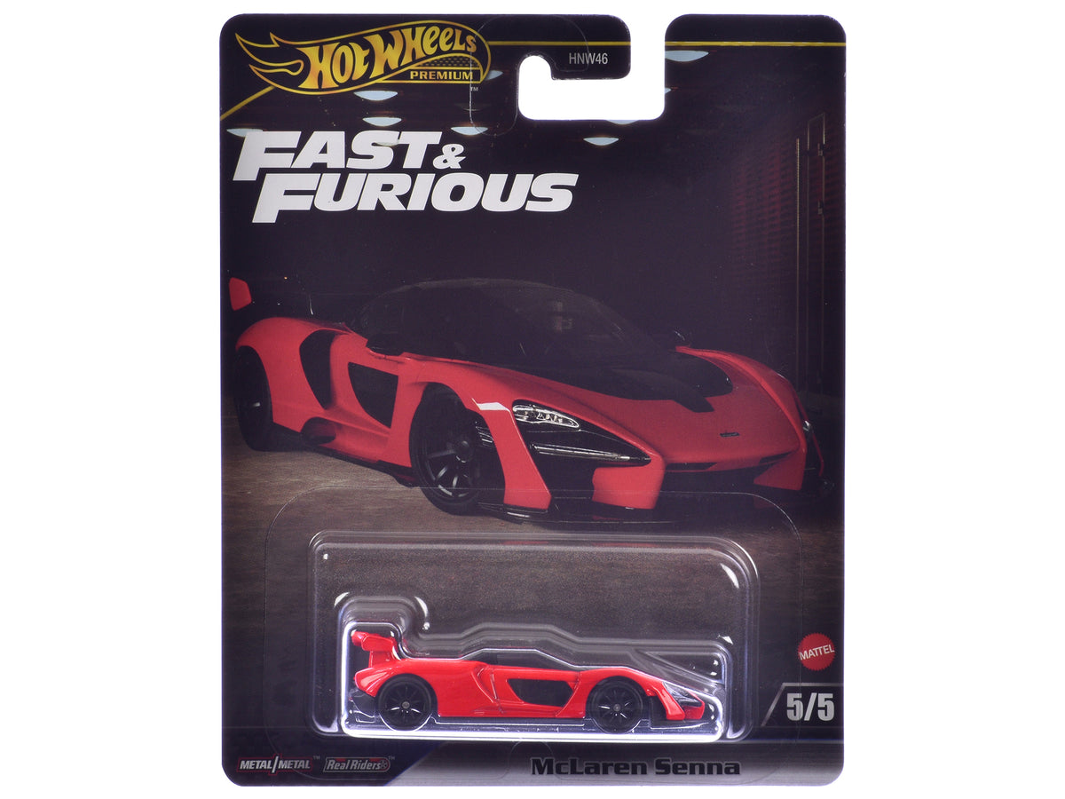 McLaren Senna Red 'Fast X' (2023) Movie 'Fast & Furious' Series Diecast Model Car by Hot Wheels