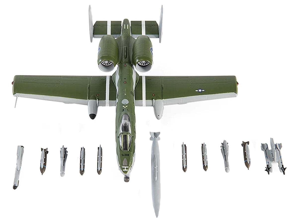 Fairchild Republic A-10C Thunderbolt II Attack Aircraft '355th Fighter Wing 354th Fighter Squadron Bulldogs' (2020) United States Air Force 1/144 Diecast Model by JC Wings
