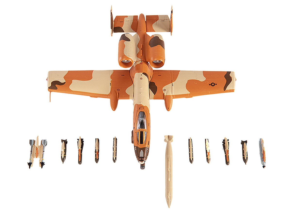 Fairchild Republic A-10C Thunderbolt II Attack Aircraft '917th Tactical Fighter Wing Operation Desert Storm' (1990) United States Air Force 1/144 Diecast Model by JC Wings