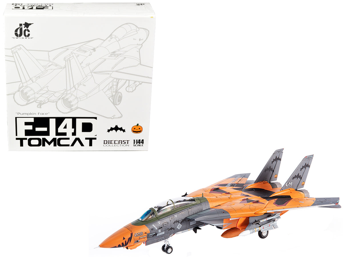 Grumman F-14D Tomcat Fighter Plane Ace Combat 'Pumpkin Face' 1/144 Diecast Model by JC Wings