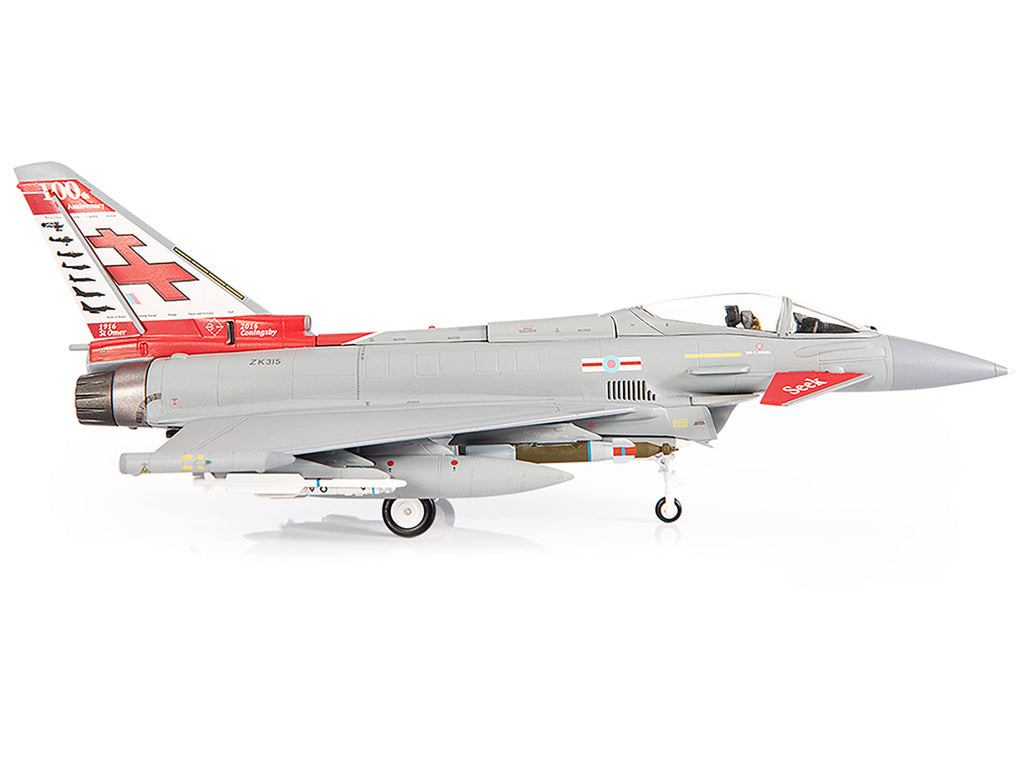 Eurofighter Typhoon FGR4 EF-2000 Aircraft 'No.41(R) Squadron 100th Anniversary' (2016) British Royal Air Force 1/72 Diecast Model by JC Wings