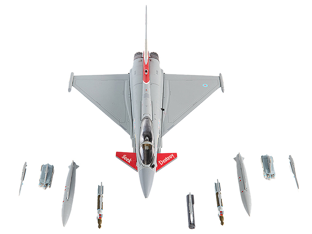 Eurofighter Typhoon FGR4 EF-2000 Aircraft 'No.41(R) Squadron 100th Anniversary' (2016) British Royal Air Force 1/72 Diecast Model by JC Wings