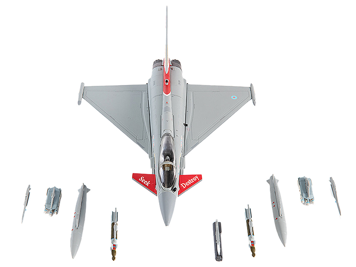 Eurofighter Typhoon FGR4 EF-2000 Aircraft 'No.41(R) Squadron 100th Anniversary' (2016) British Royal Air Force 1/72 Diecast Model by JC Wings