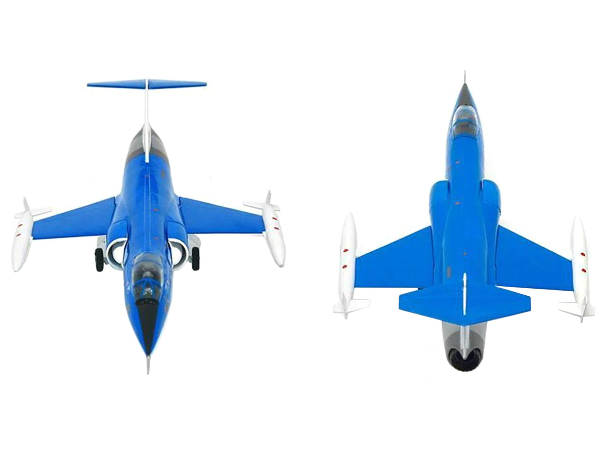 Lockheed F-104S Starfighter Aircraft 'Starfighters Aerospace Aerobatics Team' (2012) 1/72 Diecast Model by JC Wings