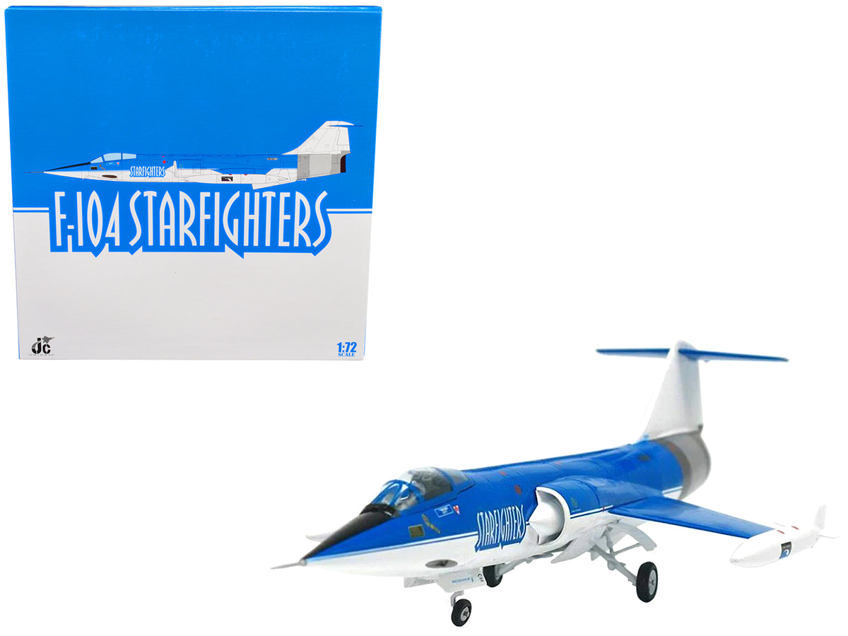 Lockheed F-104S Starfighter Aircraft 'Starfighters Aerospace Aerobatics Team' (2012) 1/72 Diecast Model by JC Wings