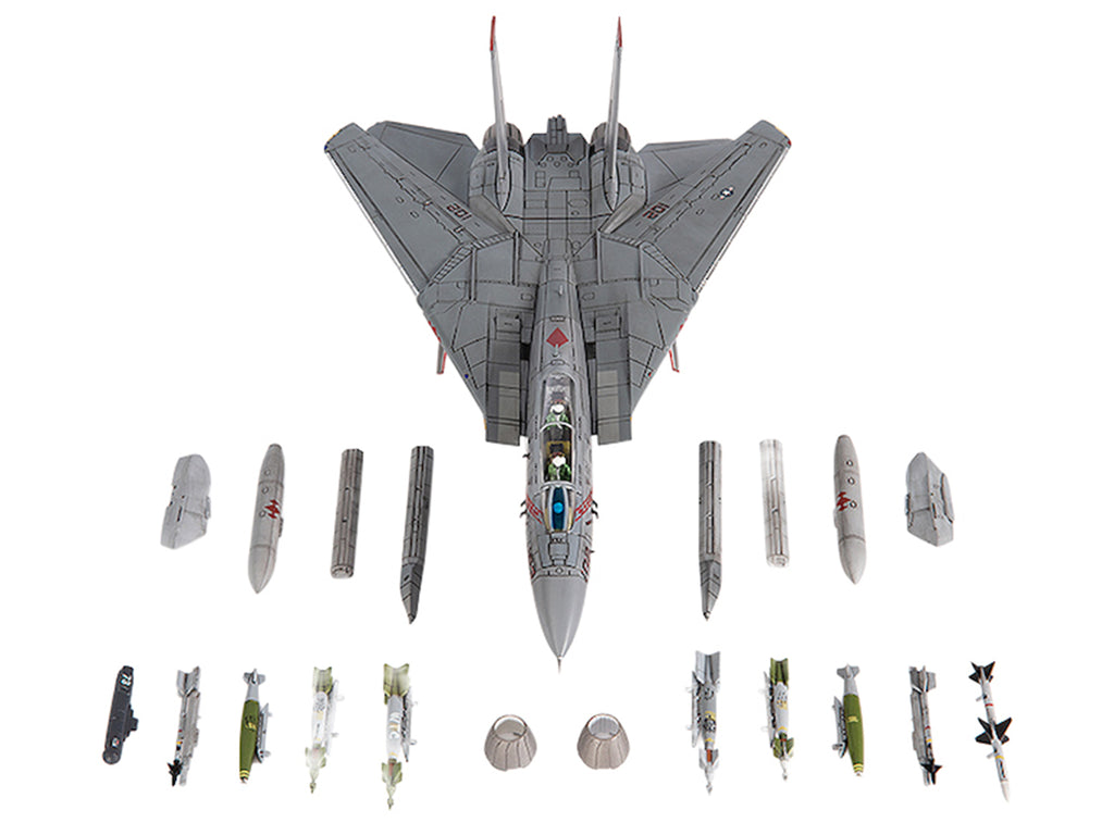 Grumman F-14B Tomcat Fighter Aircraft 'VF-102 Diamondbacks Operation Enduring Freedom' (2001) United States Navy 1/72 Diecast Model by JC Wings