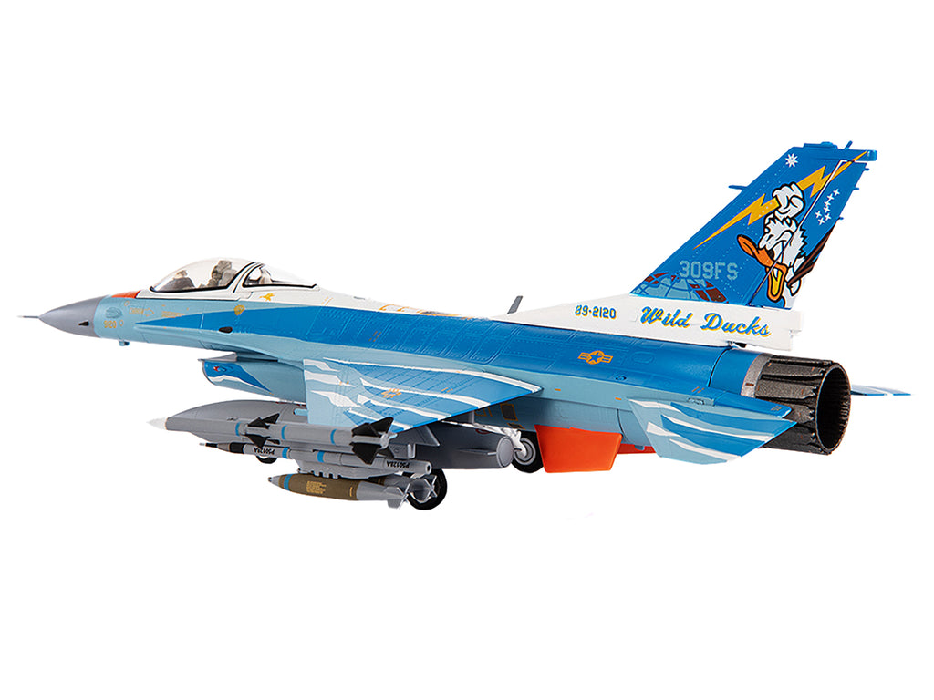 Lockheed F-16C Fighting Falcon Fighter Aircraft '309th Fighter Squadron 56th Operations Group Wild Ducks' (2022) United States Air Force 1/72 Diecast Model by JC Wings