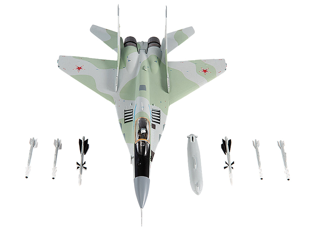 Mikoyan MiG-29S Fulcrum-C Fighter Aircraft 'Hero of Russia General Sulambek Oskanov Lipetsk AB Russia' (2018) Russian Air Force 1/72 Diecast Model by JC Wings