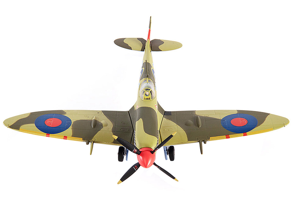 Supermarine Spitfire MK IXC Fighter Aircraft 'Royal Air Force Ldr. Stanislav Skalsk Polish Combat Team North Africa' (1943) 1/72 Diecast Model by JC Wings