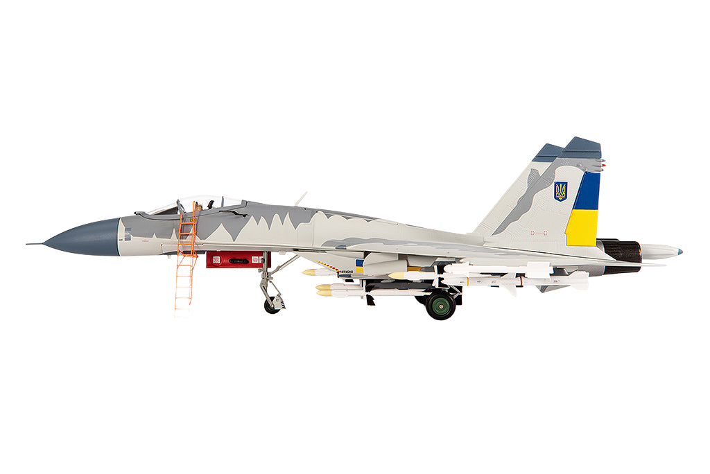 Sukhoi Su-27 Flanker Aircraft 'Ukraine War' (2023) Ukrainian Air Forces 1/72 Diecast Model by JC Wings