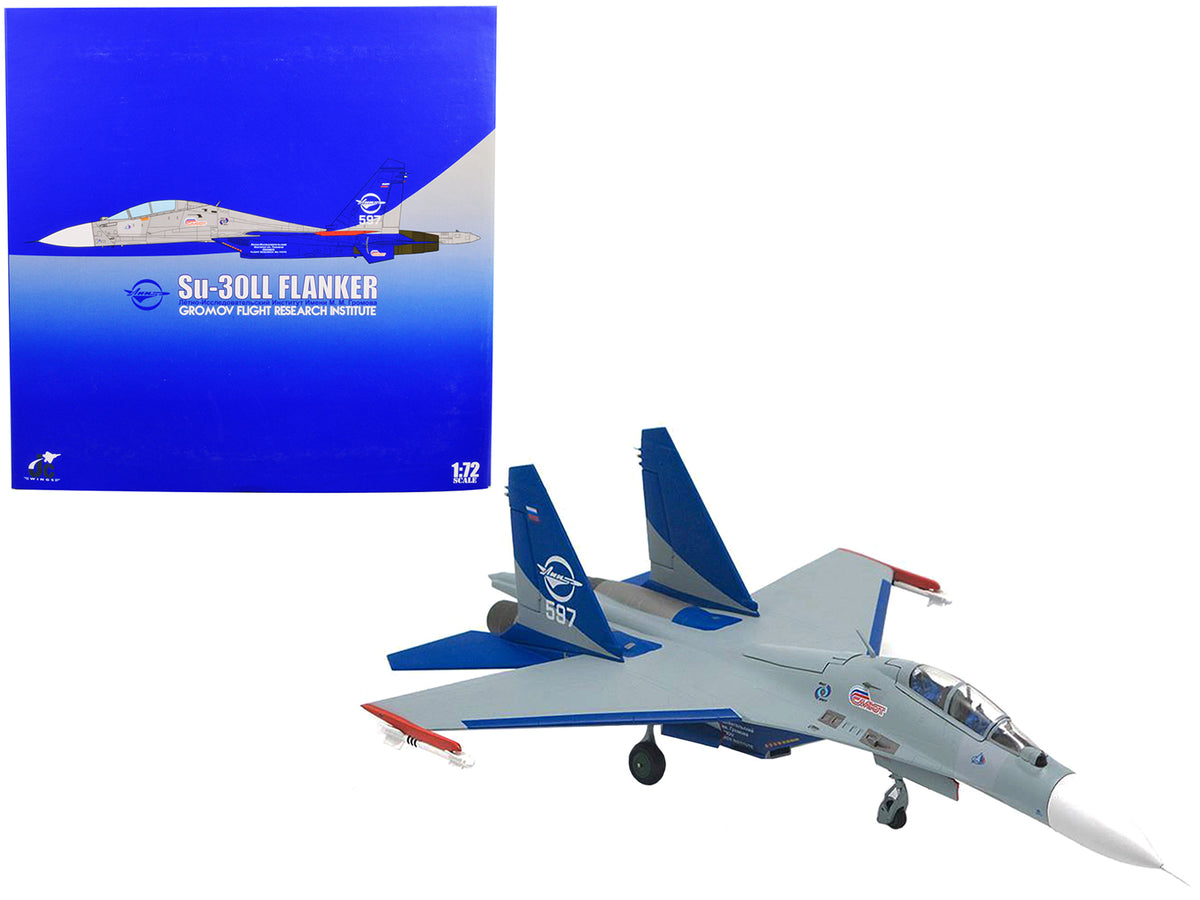 Sukhoi Su-30LL Flanker-C Fighter Aircraft 'Gromov Flight Research Institute Ramenskoye AB Russia' (1997) 1/72 Diecast Model by JC Wings