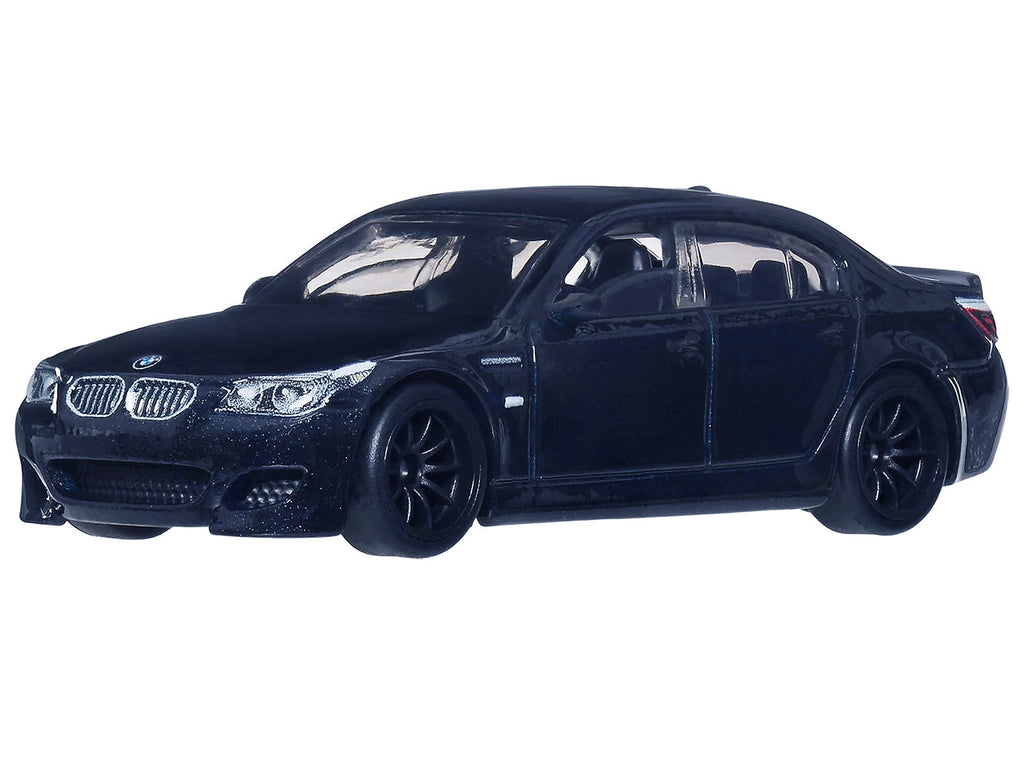 2010 BMW M5 Dark Blue Metallic 'Fast & Furious 6' (2013) Movie 'Fast & Furious' Series Diecast Model Car by Hot Wheels