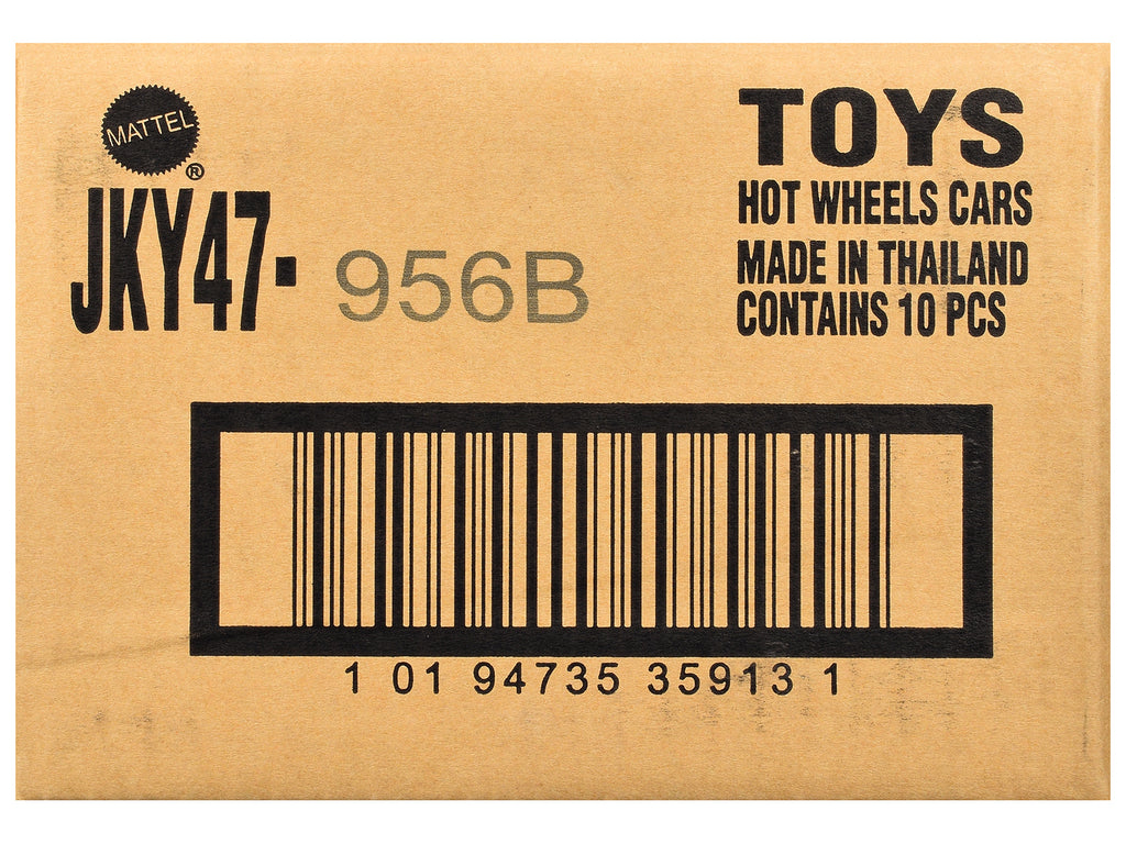 'Pantone' 10 piece Set B 'Silver Series' Diecast Model Cars by Hot Wheels