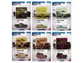 'Pantone' 10 piece Set B 'Silver Series' Diecast Model Cars by Hot Wheels