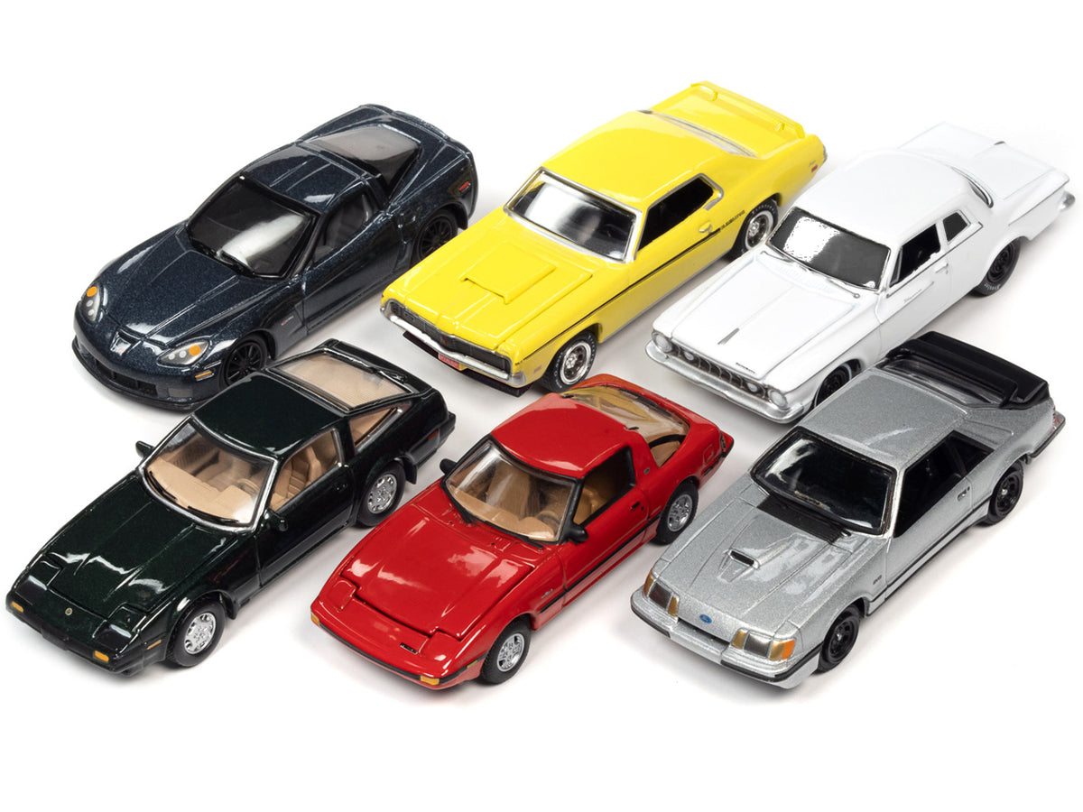 'Classic Gold Collection' 2022 Set B of 6 Cars Release 2 1/64 Diecast Model Cars by Johnny Lightning