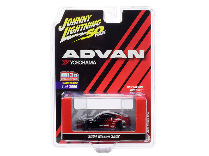 2004 Nissan 350Z ADVAN Yokohama 'Johnny Lightning 50th Anniversary' Limited Edition to 3600 pieces Worldwide 1/64 Diecast Model Car by Johnny Lightning