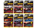 'Muscle Cars USA' 2025 Release 3 Set B of 6 pieces 'MECUM Auctions' 1/64 Diecast Model Cars by Johnny Lightning