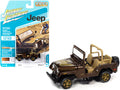 Jeep CJ-5 Mocha Brown Metallic with Golden Eagle Graphics 'Classic Gold Collection' Series Limited Edition to 7418 pieces Worldwide 1/64 Diecast Model Car by Johnny Lightning
