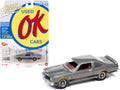 1976 Plymouth Volare Road Runner Silver Cloud Metallic with Stripes 'OK Used Cars' Series Limited Edition to 18056 pieces Worldwide 1/64 Diecast Model Car by Johnny Lightning