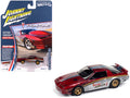 1987 Pontiac Firebird GTA 'King of the Jungle' Red and Silver Metallic with Graphics 'Muscle Cars USA' Series 1/64 Diecast Model Car by Johnny Lightning