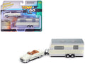 1953 Buick Super Cream with Travel Trailer Limited Edition 'Tow & Go' Series 1/64 Diecast Model Car by Johnny Lightning