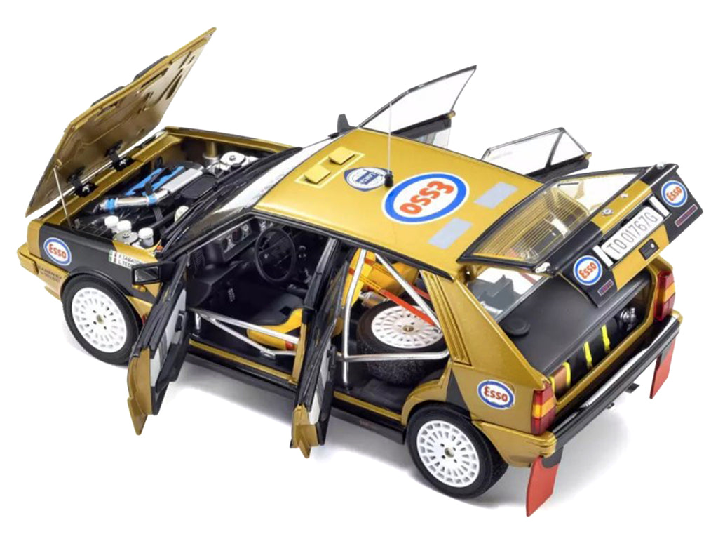 Lancia Delta HF 4WD #1 Fabrizio Tabaton - Luciano Tedeschini Winner 'Rally Piancavallo' (1987) 1/18 Diecast Model Car by Kyosho