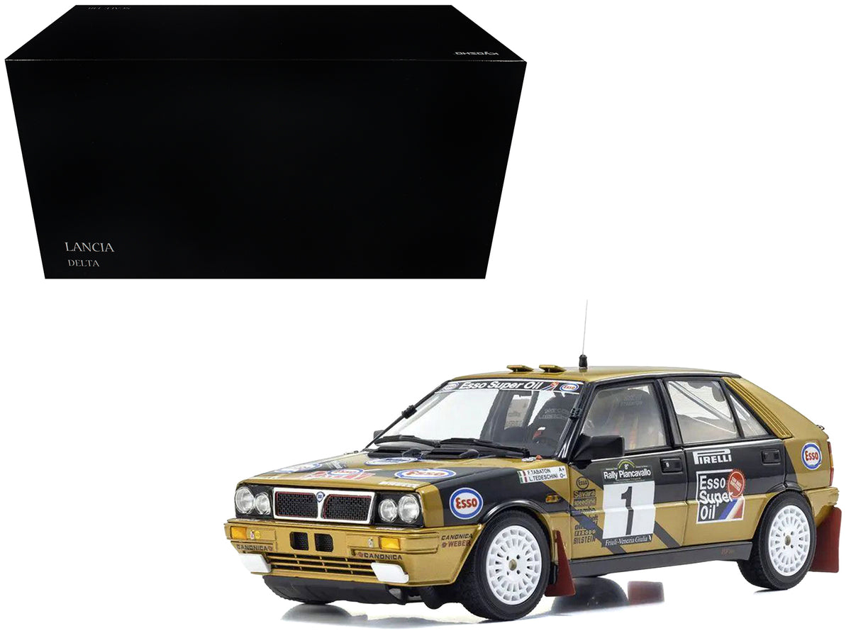 Lancia Delta HF 4WD #1 Fabrizio Tabaton - Luciano Tedeschini Winner 'Rally Piancavallo' (1987) 1/18 Diecast Model Car by Kyosho