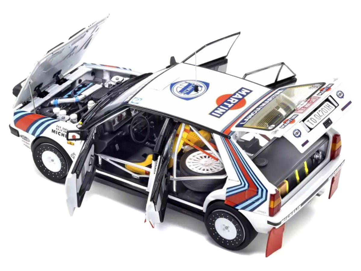 Lancia Delta HF 4WD #3 Bruno Saby - Jean-Francois Fauchille 'Martini Racing' Winner 'Rally Monte Carlo' (1988) 1/18 Diecast Model Car by Kyosho