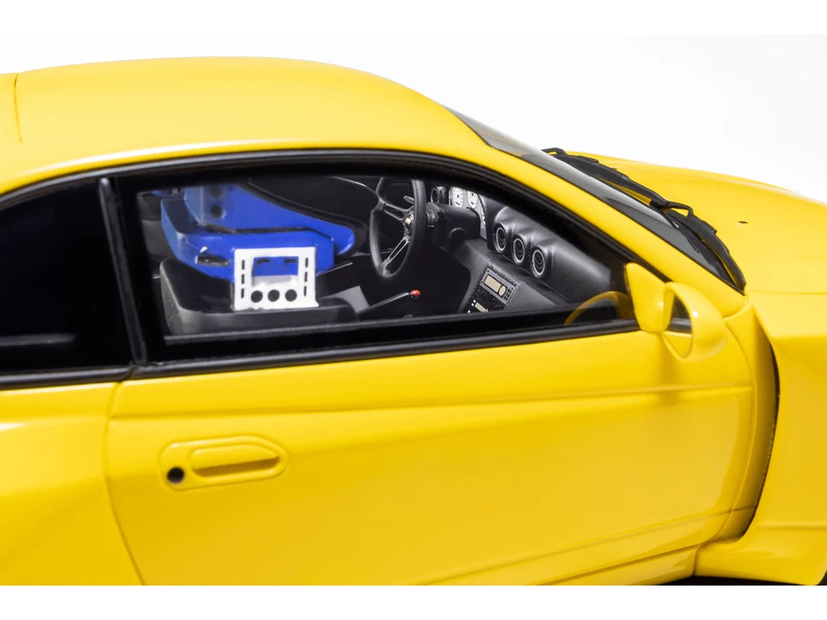 Nissan Silvia (S15) 'Khyzyl Saleem' Yellow 1/18 Model Car by Kyosho