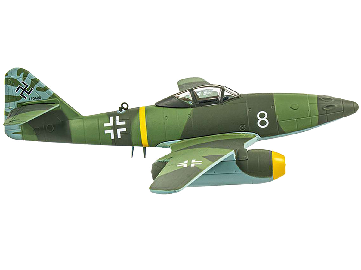 Messerschmitt Me 262 Fighter Aircraft 'White 8 258 aerial victory ace Walter Nowotny Kommando Nowotny Germany' (1944) German Luftwaffe 1/72 Diecast Model Airplane by Luppa
