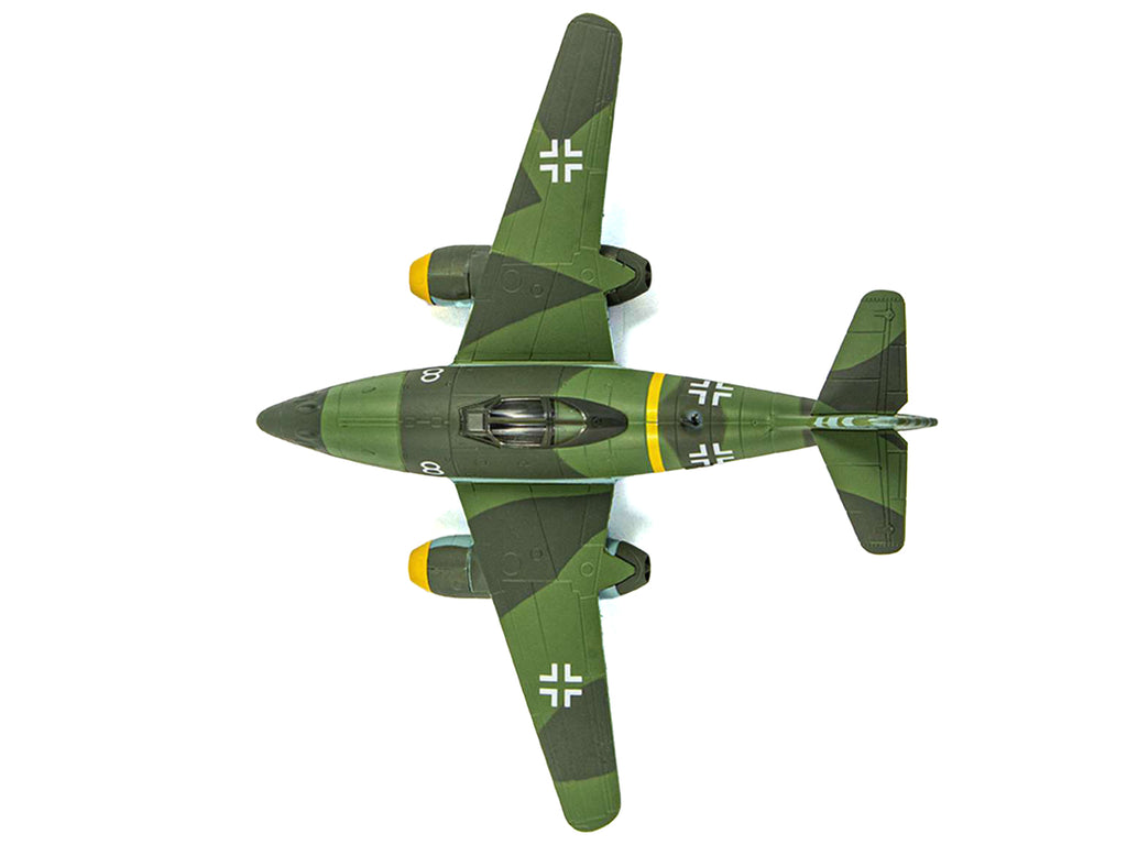 Messerschmitt Me 262 Fighter Aircraft 'White 8 258 aerial victory ace Walter Nowotny Kommando Nowotny Germany' (1944) German Luftwaffe 1/72 Diecast Model Airplane by Luppa