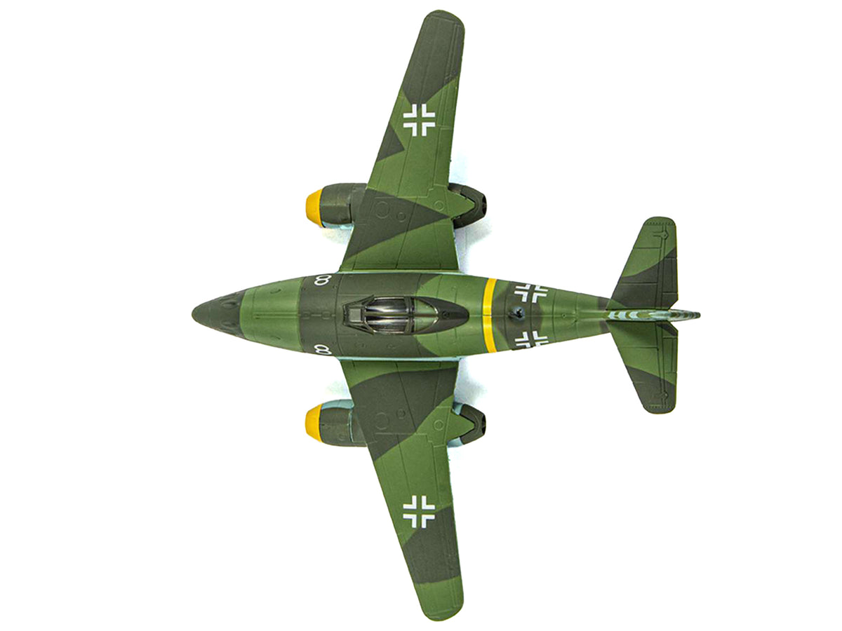 Messerschmitt Me 262 Fighter Aircraft 'White 8 258 aerial victory ace Walter Nowotny Kommando Nowotny Germany' (1944) German Luftwaffe 1/72 Diecast Model Airplane by Luppa