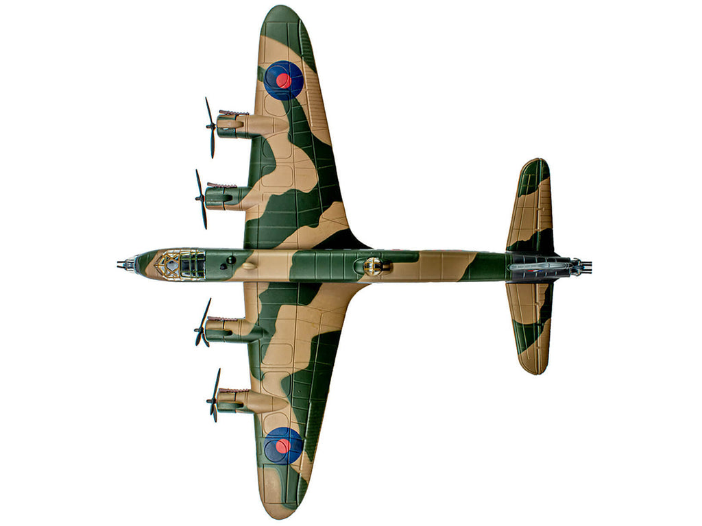Short Stirling Mk.III Aircraft 'Jolly Roger No. 199 Squadron 100 Group' (1943) British Royal Air Force 'Planes of World War II' Series 1/144 Diecast Model Airplane by Luppa