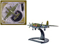 Martin B-26B Marauder Bomber Aircraft 'QQQQ 556th Bomb Squadron 387th Bomb Group' United States Army Air Forces (1943) 'Planes of World War II' Series 1/144 Diecast Model Airplane by Luppa