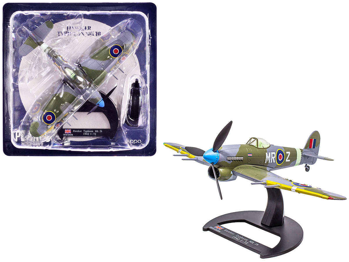 Hawker Typhoon Mk IB Fighter-Bomber Aircraft 'No. 245 (Northern Rhodesian) Squadron' Royal Air Force (1942) 'Planes of World War II' Series 1/72 Diecast Model Airplane by Luppa