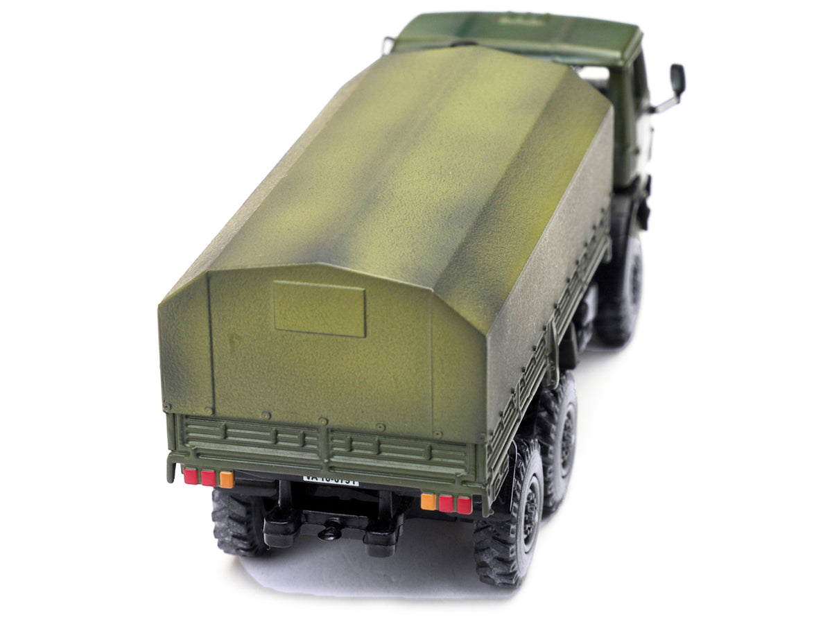 Kamaz 4310 Transport Truck Green (Weathered) 'Ukrainian Ground Forces' 1/72 Diecast Model by Legion