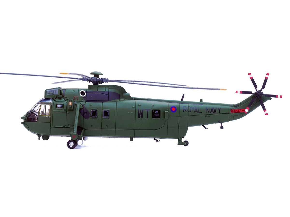Westland Sea King HC.4 Helicopter 'Green Livery 848 Naval Air Squadron Commando Helicopter Force Royal Naval Air Station Yeovilton Somerset' (2009) British Royal Navy 1/72 Diecast Model by Legion