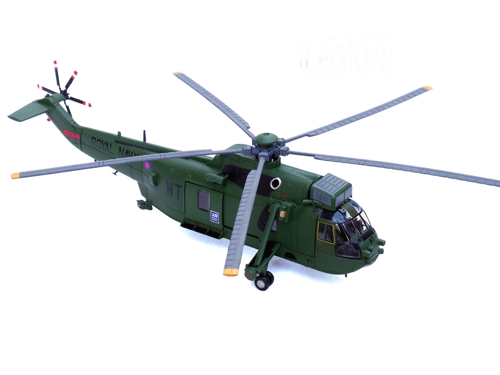 Westland Sea King HC.4 Helicopter 'Green Livery 848 Naval Air Squadron Commando Helicopter Force Royal Naval Air Station Yeovilton Somerset' (2009) British Royal Navy 1/72 Diecast Model by Legion