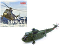 Westland Sea King HC.4 Helicopter 'Green Livery 848 Naval Air Squadron Commando Helicopter Force Royal Naval Air Station Yeovilton Somerset' (2009) British Royal Navy 1/72 Diecast Model by Legion
