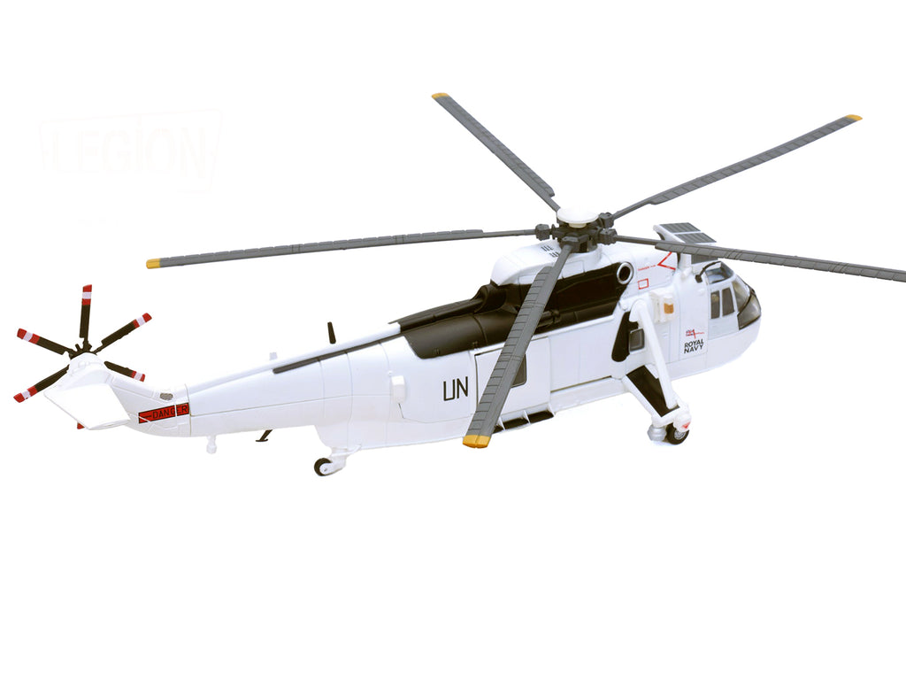 Westland Sea King HC.4 Helicopter 'White Livery 845 Naval Air Squadron United Nations Protection Force Bosnia/Croatia' (1995) British Royal Navy 1/72 Diecast Model by Legion