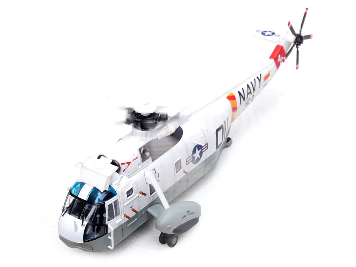 Sikorsky SH-3G Sea King Helicopter '148987/AB 011 Helicopter Combat Support Squadron 2 Fleet Angels USS John F Kennedy (CVA-67)' (1970s) United States Navy 1/72 Diecast Model by Legion