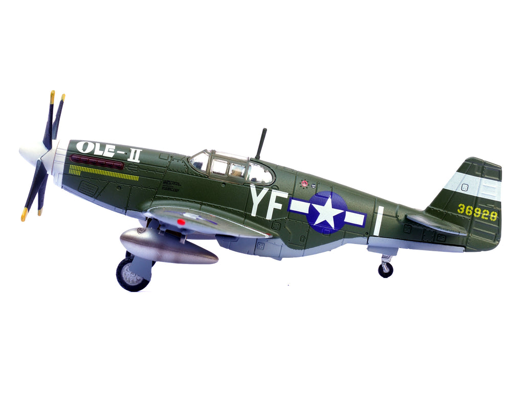 North American P-51B Mustang Aircraft 'Ole-II 358th Fighter Squadron 355th Fighter Group Steeple Morden Strafers' (1944) United States Army Air Forces 1/72 Diecast Model Airplane by Legion