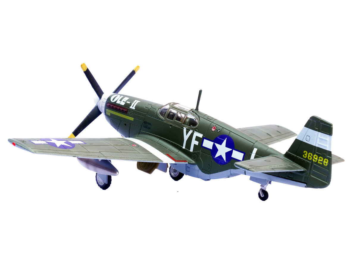 North American P-51B Mustang Aircraft 'Ole-II 358th Fighter Squadron 355th Fighter Group Steeple Morden Strafers' (1944) United States Army Air Forces 1/72 Diecast Model Airplane by Legion