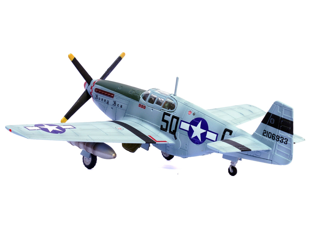 North American P-51B Mustang Aircraft 'Bonny Bea 504th Fighter Squadron 339th Fighter Group' (1944) United States Army Air Forces 1/72 Diecast Model Airplane by Legion
