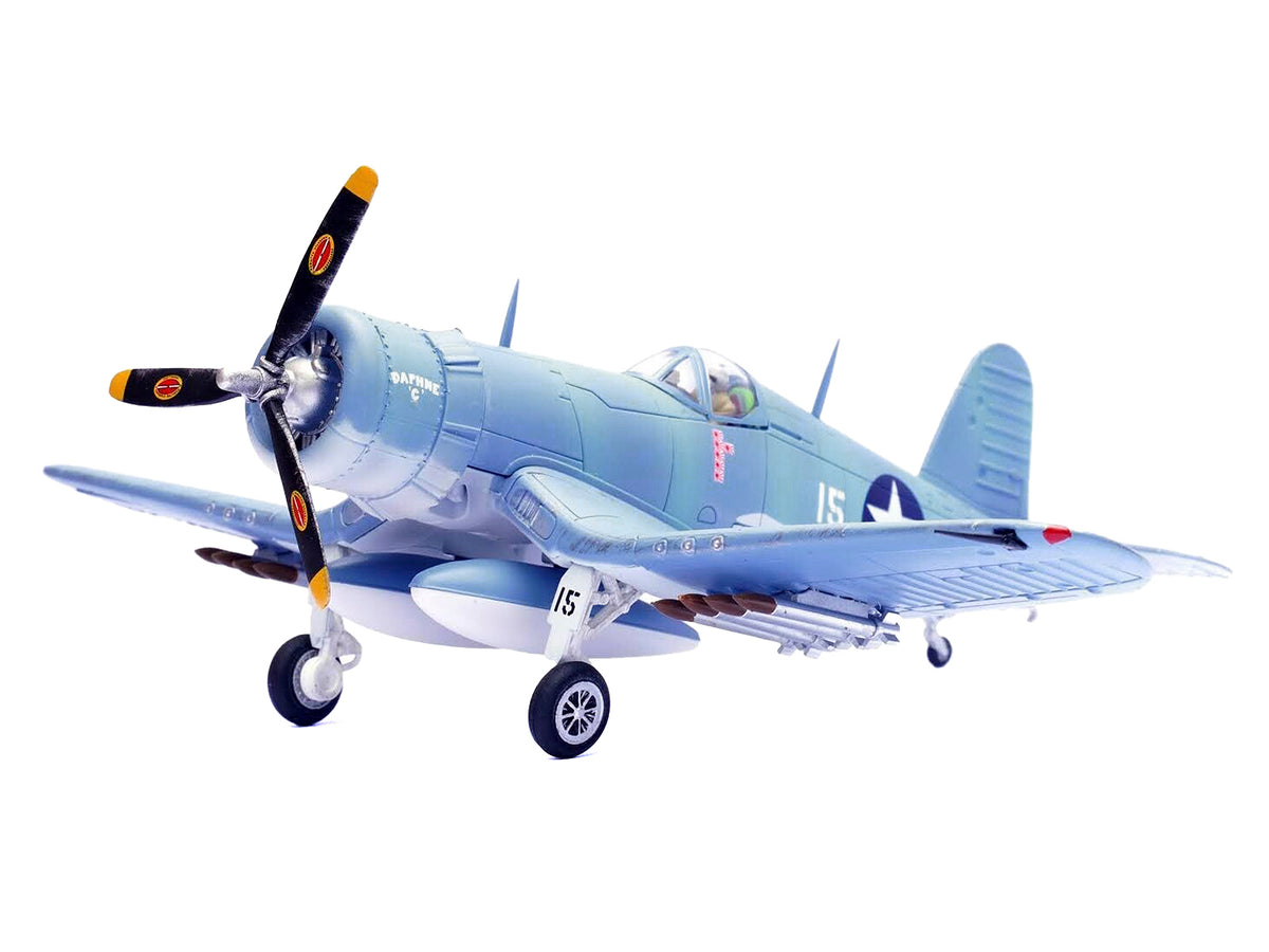 Vought F4U-1 Corsair Fighter Plane 'Daphne 'C' 2nd Lt. James N. Cupp VMF-213 Hell Hawks Guadalcanal' (1943) United States Marines 1/72 Diecast Model Airplane by Legion