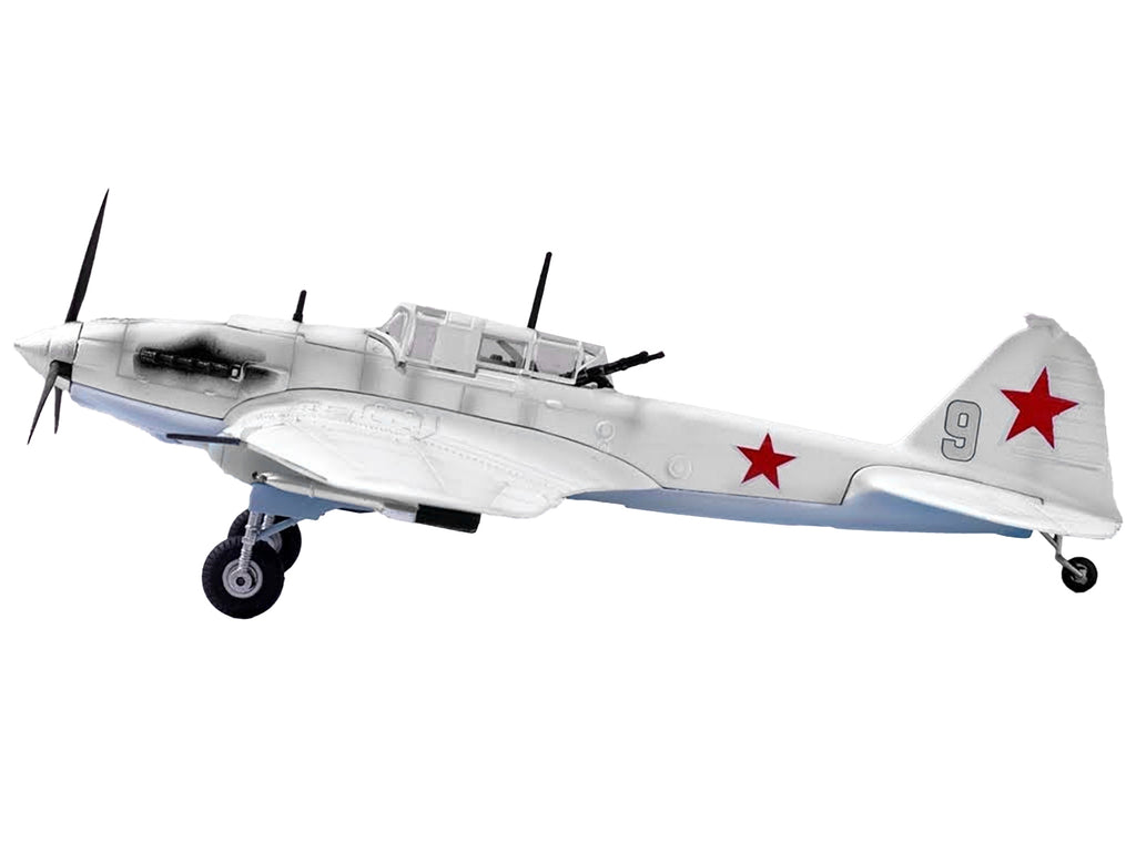 Ilyushin IL-2 Shturmovik Aircraft White '3rd Squadron 505th Air Assault Regiment 226th Air Assault Division Battle of Stalingrad' (1942) Soviet Air Force 1/72 Diecast Model Airplane by Legion